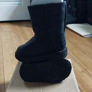 Black Winter Boots Size 6T